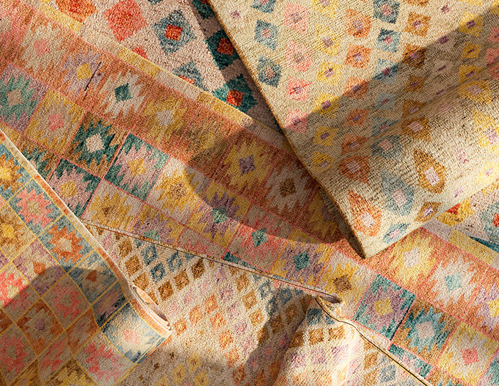 Yellow rug